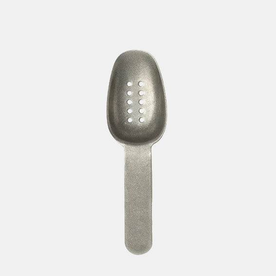 Colher de prova vintage com orifícios, 12 cm (12 unidades)