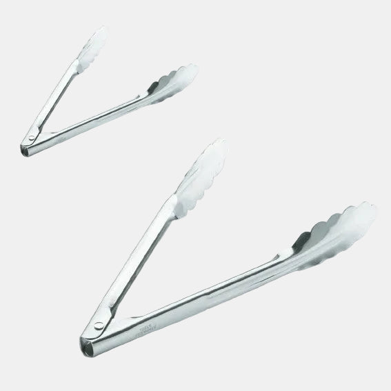 Pinça de cozinha jumbo em aço inoxidável. Vários tamanhos (1 unidade)