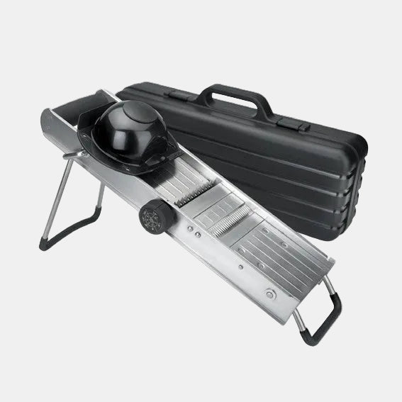 Stainless steel mandoline for kitchen with guard (1 unit)