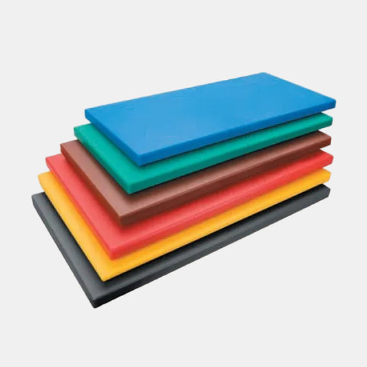 Professional kitchen polyethylene cutting board. Various sizes and colors (1 unit)