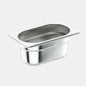 Cubeta acero inox tamaño GN 1/4. 26,5 x 16,2 cm. Varias alturas - 1 Ud.