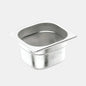 Cubeta acero inox tamaño GN 1/6. 17,6 x 16,2 cm. Varias alturas - 1 Ud.