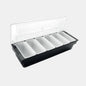 Organizador de alimentos con tapa. 50 x 16 x 9 cm. Varias capacidades - 1 Ud.