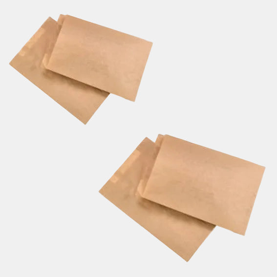 Kraft paper bag for pastries 14 + 6 x 25 cm (1000 Units)
