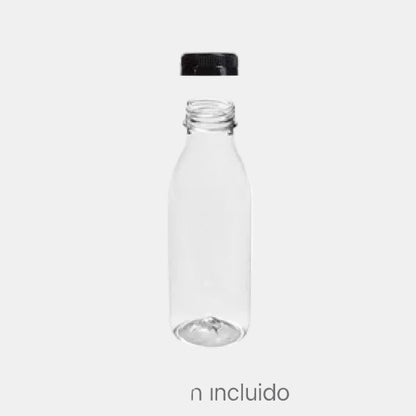 Round PET bottle with pre-screwed cap included. 1000 ml. 71 units.