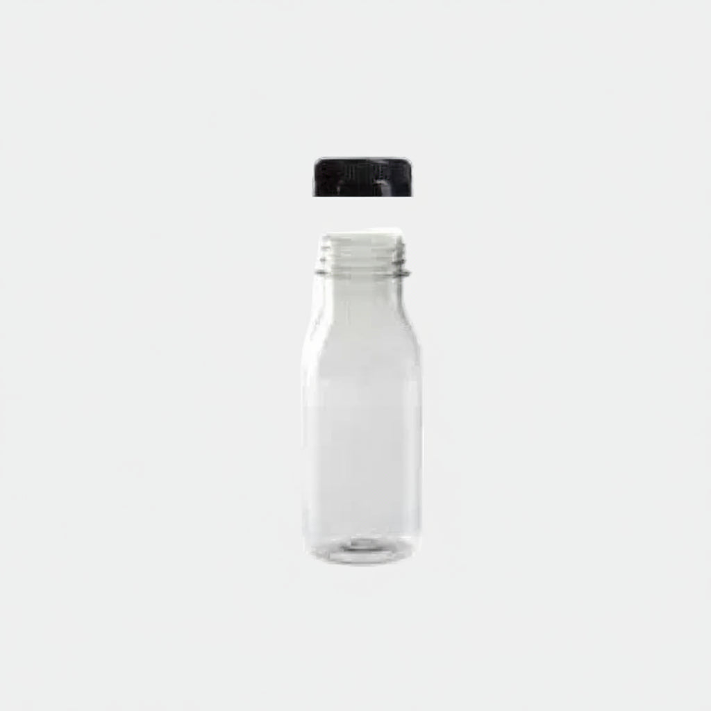Round PET bottle with pre-screwed cap included. 1000 ml. 71 units.