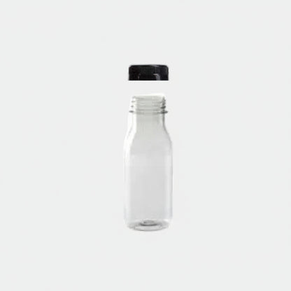 Round PET bottle with pre-screwed cap included. 1000 ml. 71 units.