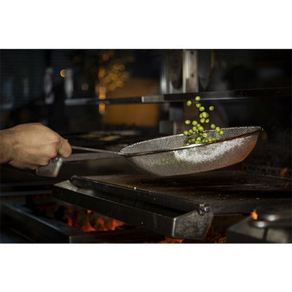 Sartén de malla metálica Josper agujero fino. ø30 cm - 1 Ud.