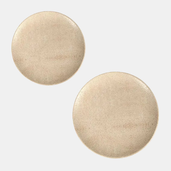 Prato de sobremesa em porcelana Kershef, ø21x2,2 cm. Garantia contra lascas (12 unidades).