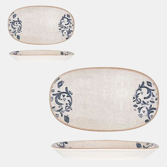 Laudum oval porcelain serving platter. Chip-resistant. Various sizes and quantities available.