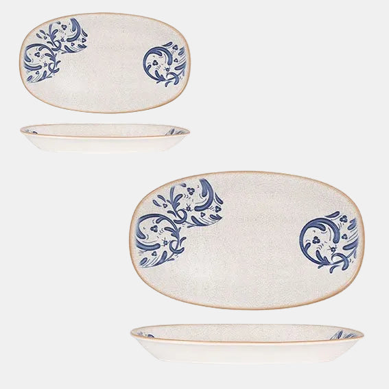 Laudum oval porcelain serving platter. Chip-resistant. Various sizes and quantities available.