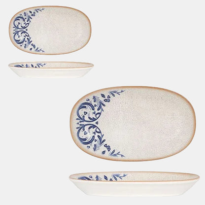 Laudum oval porcelain serving platter. Chip-resistant. Various sizes and quantities available.