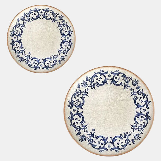 Prato de servir em porcelana Laudum, 30x3 cm. Resistente a lascas (6 unidades)