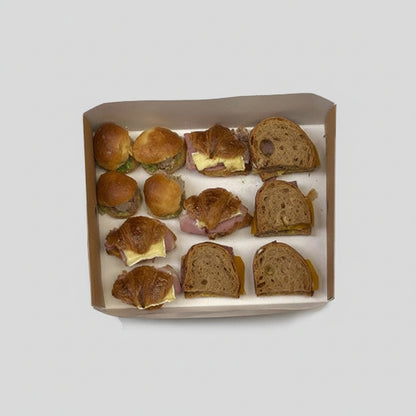 Tabuleiro Kraft para catering 36,7x25,7x7,8 cm (25 unidades)