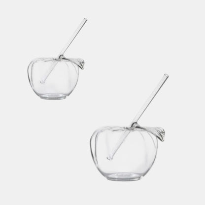 Tomato borosilicate glass tumbler ø12x10 cm 500 ml (1 unit)