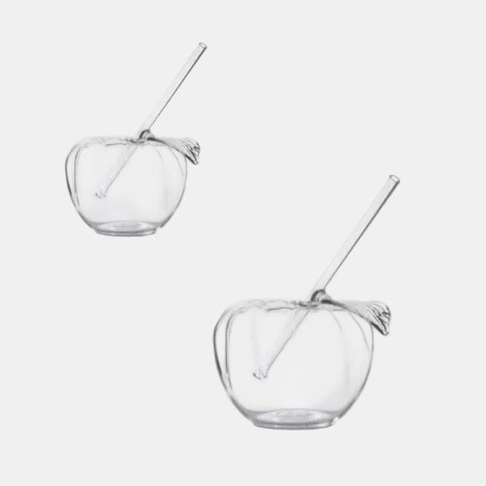 Tomato borosilicate glass tumbler ø12x10 cm 500 ml (1 unit)
