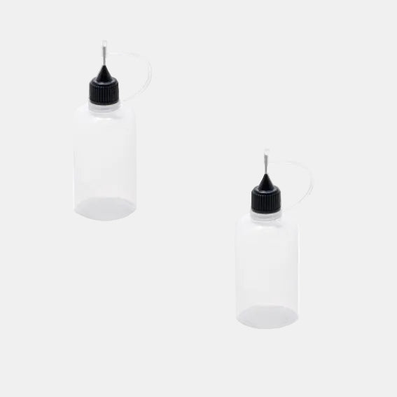 Precision bottle with needle. Various capacities (20 units)