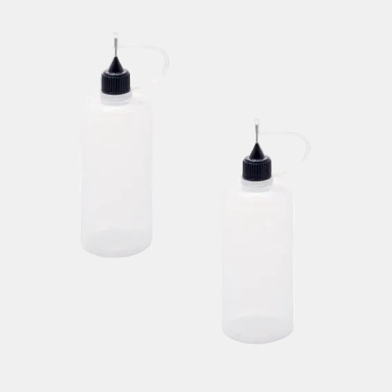 Precision bottle with needle. Various capacities (20 units)