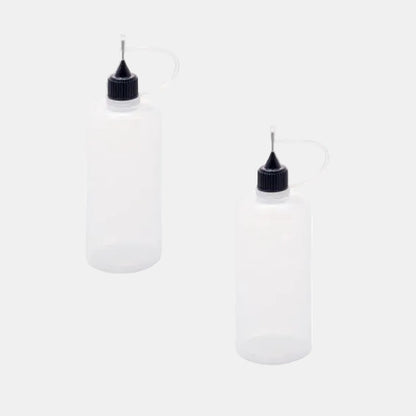 Precision bottle with needle. Various capacities (20 units)