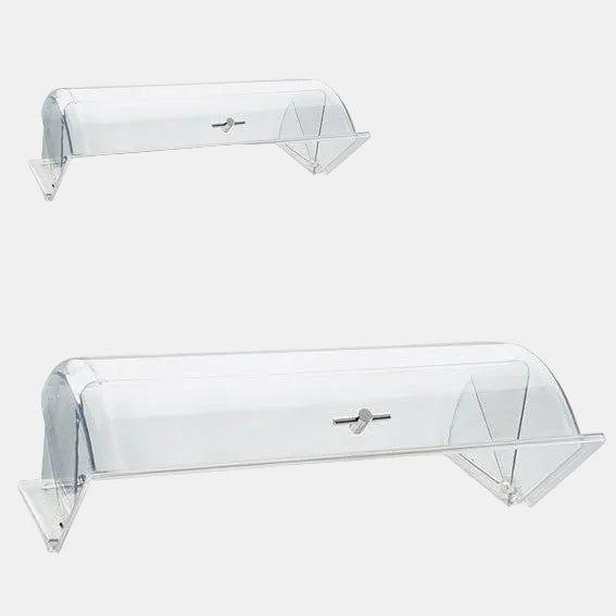 Campana de policarbonato asa cromada rectangular 53 x 32,5 cm - 1 Ud.