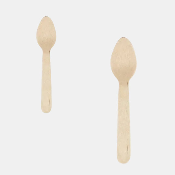 Wooden dessert spoon 12.5 cm (5000 pcs)