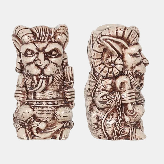 Kanaka porcelain Tiki glass 9x17 cm 55 cl (4 Units)