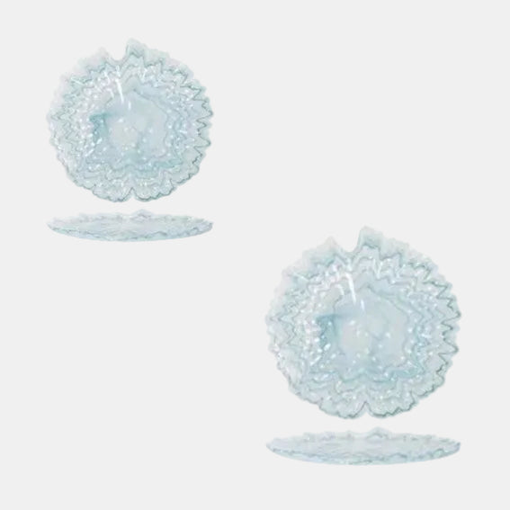 Plato de cristal Santorini. ø31 x 2,5 cm - 6 Uds.