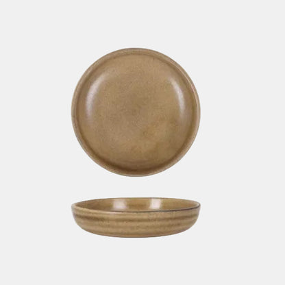 Aljarafe brown porcelain bowl. Chip-resistant. Various sizes and quantities available.