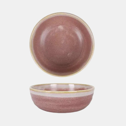 Pink Aljarafe porcelain bowl. Chip-resistant. Various sizes and quantities available.