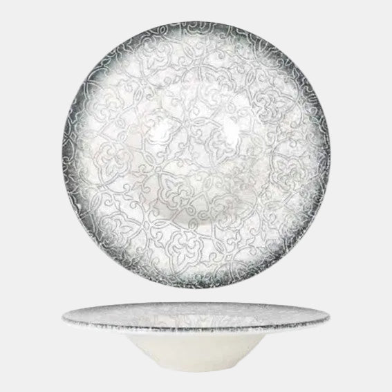 Banquet Tequendama porcelain risotto plate, ø28 cm. Chip-resistant guarantee (6 units)