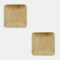 Square palm leaf plate. Various sizes (100 units)