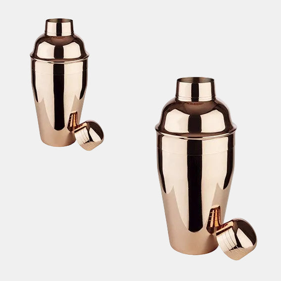 Stainless steel cocktail shaker in gift box. Various sizes and colors (1 unit)