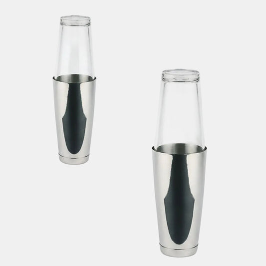 Boston cocktail shaker, stainless steel, with glass tumbler, ø9x30 cm, 700 ml. Various colors (1 unit)