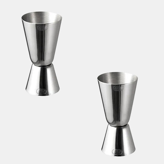 Basic Jigger measuring tool, double measurement, stainless steel. Various sizes (1 unit)