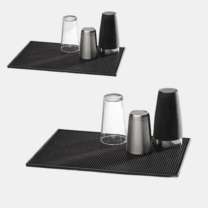 Tapete antideslizante escurridor para barra de coctelería. 30 x 15 cm - 1 Ud.
