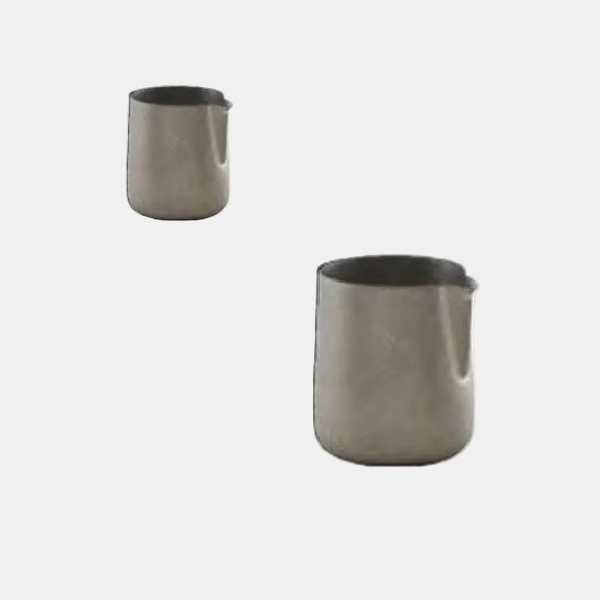 Jarra acero inox vintage. 12 cl - 12 Uds.