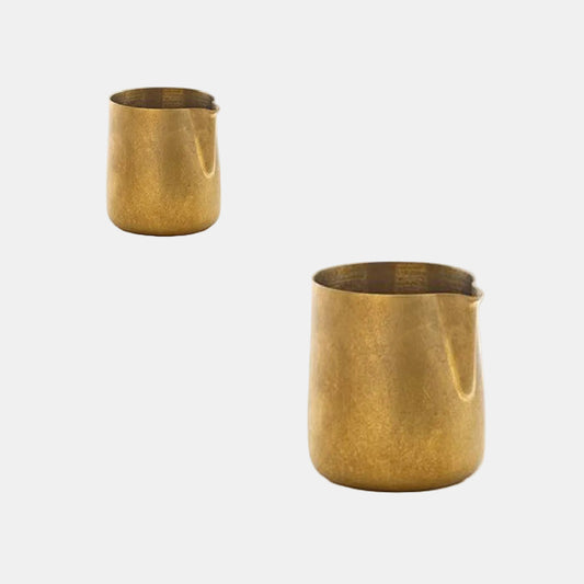 Jarra acero oro vintage. 12 cl - 12 Uds.