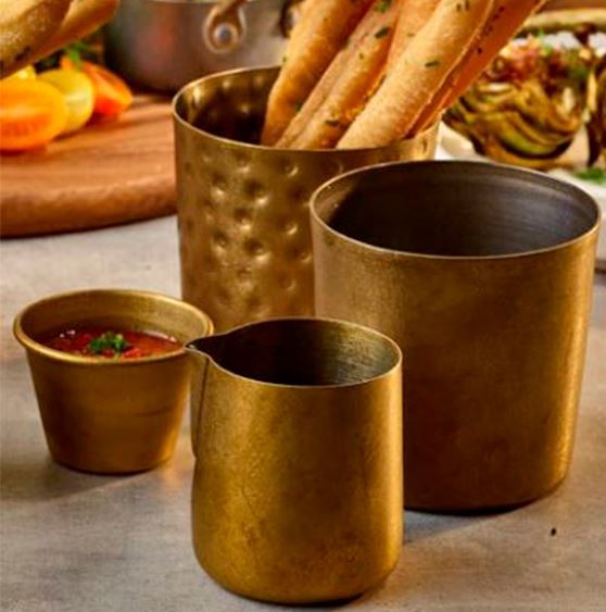 Vintage copper steel jug 12 cl (12 Pcs)