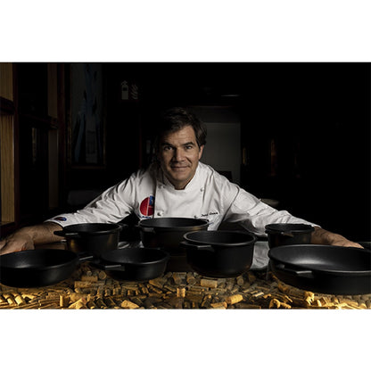 Caçarola baixa em alumínio fundido sem tampa. Vários tamanhos (1 unidade)