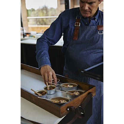 Klimer Walnut Multipurpose Tray 80 x 30 cm (1 Unit)