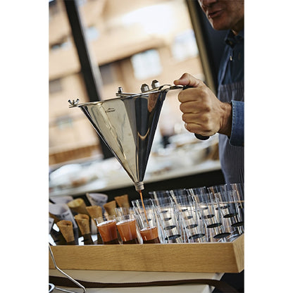 Liquid dispenser with stand and stainless steel tray ø19x27 cm 2 L (1 Unit)
