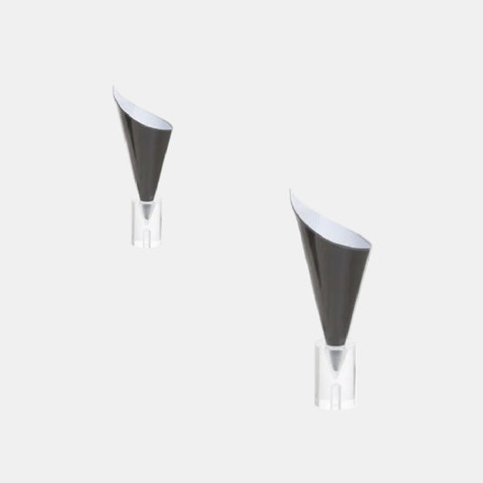 Mini conos de cartón negro ø4 x 9 cm XXS - 100 Uds.