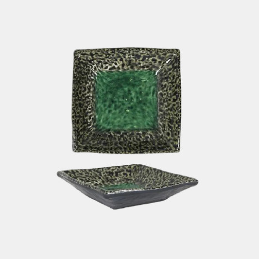 Plato de melamina cuadrado Isora. 19 x 19 x 5 cm - 24 Uds.