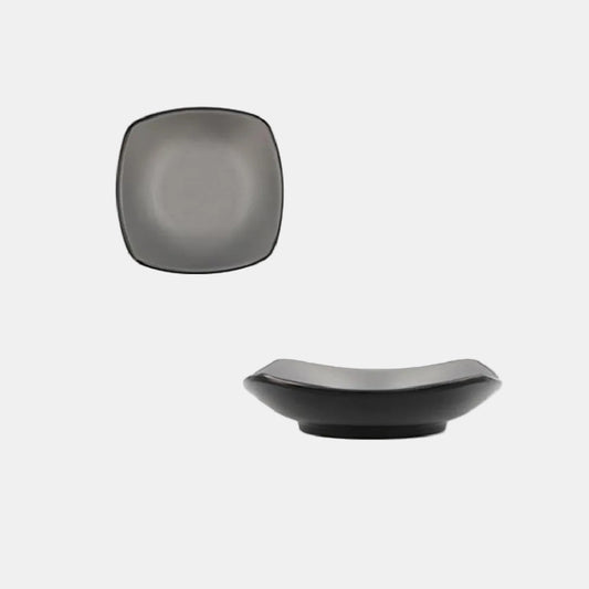 Gio two-tone square melamine bowl. Various sizes and colors.