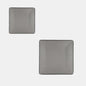 Gio two-tone square melamine plate. Various sizes and colors (12 units).