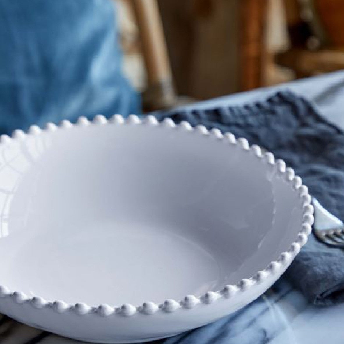 Taça de porcelana nacarada (Vários tamanhos. 6 unidades)