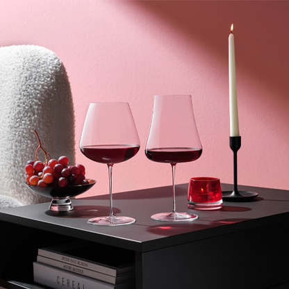 Volcano crystal goblet. Various sizes (2 units)