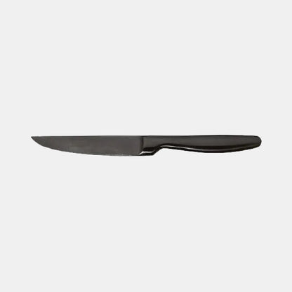 K6 Stainless Steel Steak Knife, Boxwood Satin Gunmetal, 22.1 cm (6 Pcs)