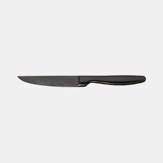 K6 Stainless Steel Steak Knife, Boxwood Satin Gunmetal, 22.1 cm (6 Pcs)