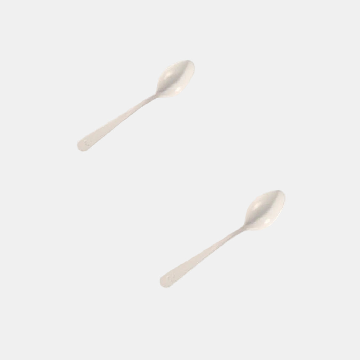 Mini Cuchara CPLA blanca. 10 cm - 250 Uds.